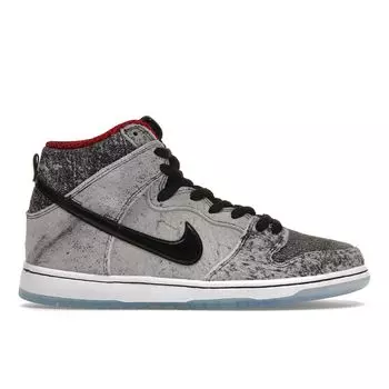 Мужские кроссовки Nike Dunk High Premium SB Salt Stain Black Gym-Red 313171-024