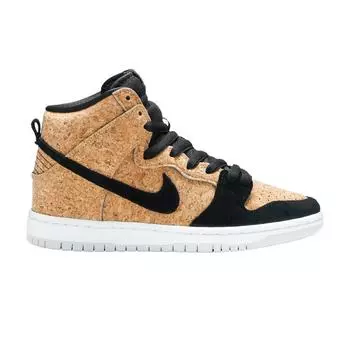 Мужские кроссовки Nike Dunk High Premium SB Cork Brown Black Hazelnut 313171-026