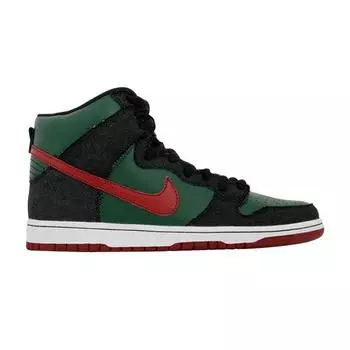 Мужские кроссовки Nike Dunk High Premium SB RESN Green Deep-Forest Paprika 313171-362