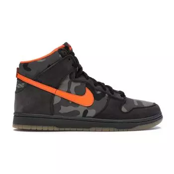 Мужские кроссовки Nike Dunk High Pro SB Brian Anderson Brown Sable-Green Safety-Orange 305050-281