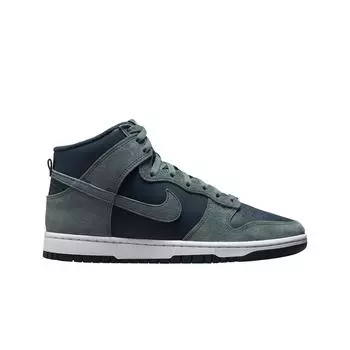 Мужские кроссовки Nike Dunk High Retro PRM Armory Navy and Mineral Slate DQ7679-400