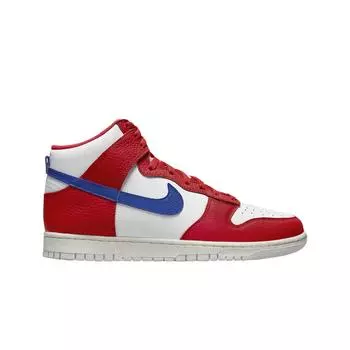 Мужские кроссовки Nike Dunk High Retro University Red Game Royal DX2661-100