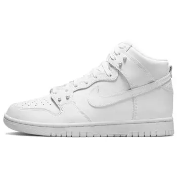 Мужские кроссовки Nike Dunk High SE Pearl White Metallic-Silver Sail DM7607-100 44