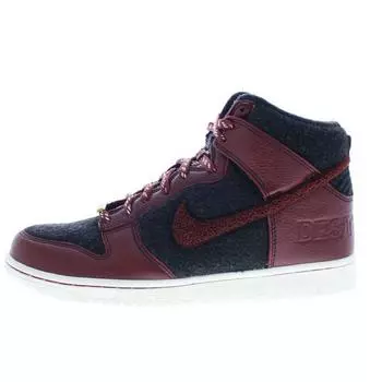 Мужские кроссовки Nike Dunk High Supreme Destroyer Black Red-Earth-Sail 318655-061