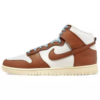 Мужские кроссовки Nike Dunk High Vintage Certified Fresh — Pecan Brown Sail Worn-Blue DQ8800-200 40