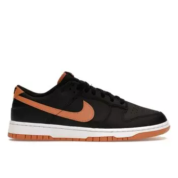 Мужские кроссовки Nike Dunk Low Black Amber Brown белые DV0831-004 43