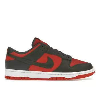 Мужские кроссовки Nike Dunk Low Cargo Khaki Mystic Red Green White DV0833-600 44