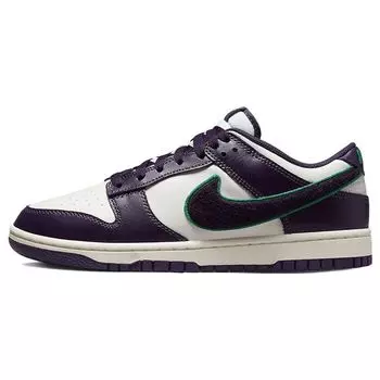 Мужские кроссовки Nike Dunk Low Chenille Swoosh Grand Purple White Sail Neptune-Green DQ7683-100 41