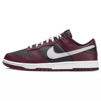 Мужские кроссовки Nike Dunk Low Dark Beetroot красный белый DJ6188-600 42.5