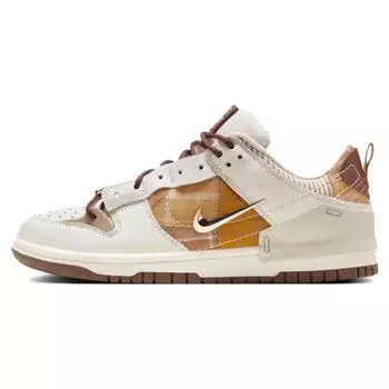 Мужские кроссовки Nike Dunk Low Disrupt 2 Cacao Wow Plaid Brown Phantom Sail-White FV3640-071 35.5