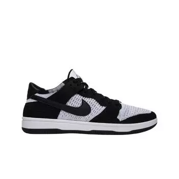 Мужские кроссовки Nike Dunk Low Flyknit White Wolf Grey 917746-100