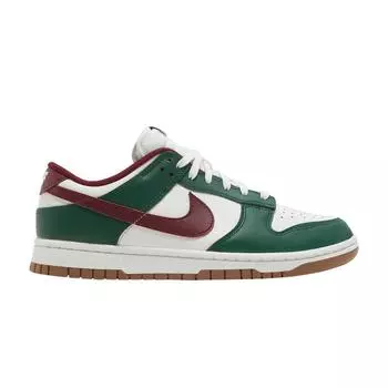 Мужские кроссовки Nike Dunk Low Gorge Green Team Red White Gum-Medium-Brown FB7160-161 46