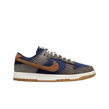 Мужские кроссовки Nike Dunk Low PRM Midnight Navy и Baroque Brown FQ8746-410