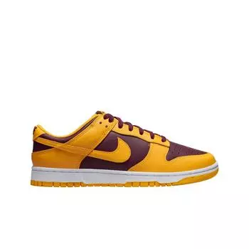 Мужские кроссовки Nike Dunk Low Retro University Gold и Deep Maroon DD1391-702