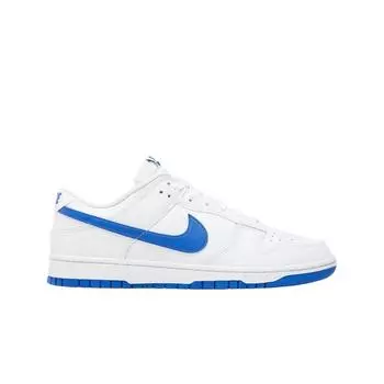 Мужские кроссовки Nike Dunk Low Retro White Hyper Royal DV0831-104
