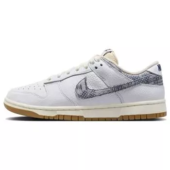 Мужские кроссовки Nike Dunk Low Washed Denim White Midnight-Navy Gym-Red FN6881-100 41