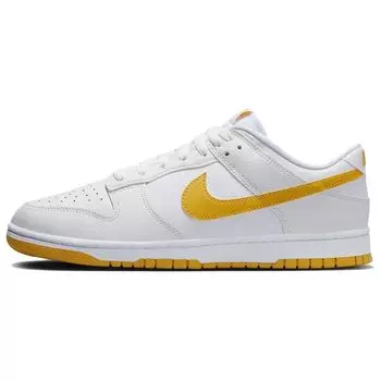 Мужские кроссовки Nike Dunk Low White University Gold Summit-White DV0831-110 44.5