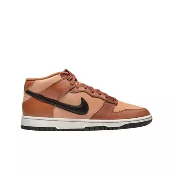 Мужские кроссовки Nike Dunk Mid Amber Brown Dark Russet DZ2533-200