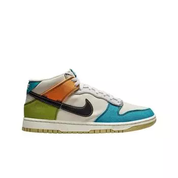 Мужские кроссовки Nike Dunk Mid Mineral Teal and Moss DV0830-100