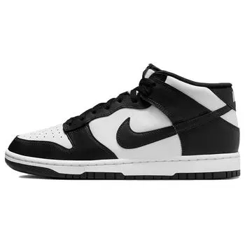 Мужские кроссовки Nike Dunk Mid Panda черно-белые FQ8784-100 41