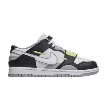 Мужские кроссовки Nike Dunk Scrap Wolf Grey Light Lemon Twist черно-белые DC9723-001 46