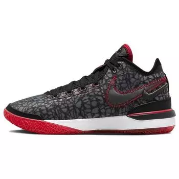 Мужские кроссовки Nike FaZe Clan x Zoom LeBron NXXT Gen EP Bred черно-белые университетски-красные DR8788-001 40