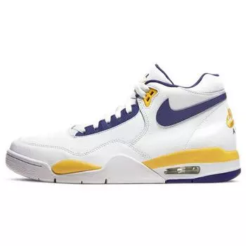 Мужские кроссовки Nike Flight Legacy Lakers White University-Gold Regency-Purple BQ4212-102