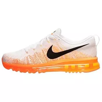 Мужские кроссовки Nike Flyknit Air Max Atomic Mango Orange White Black-Total-Orange-Atomic-Mango 620469-100