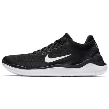 Мужские кроссовки Nike Free RN 2018 черные белые 942836-001