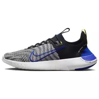 Мужские кроссовки Nike Free RN Next Nature Black Racer Blue Pure-Platinum High-Voltage FB1276-003 38.5
