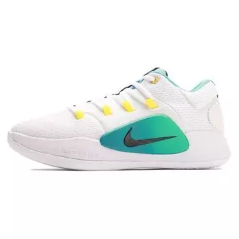 Мужские кроссовки Nike Hyperdunk X Low EP White Teal Gradient Black Opti-Yellow FN3441-101 44