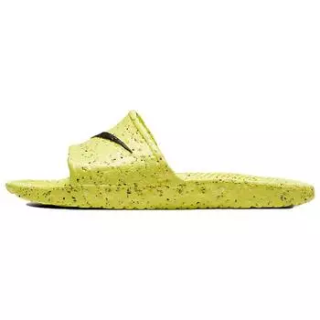 Мужские кроссовки Nike Kawa Slide SE Cater Light Lemon Twist Green Black DH0152-700