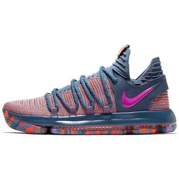 Мужские кроссовки Nike KD 10 All Star Multi-Color Ocean-Fog Fuchsia-Blast-Hyper-Crimson 897817-400