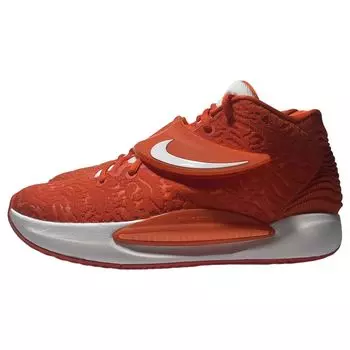Мужские кроссовки Nike KD 14 TB Team Orange белые DM5040-802 40.5