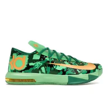 Мужские кроссовки Nike KD 6 Eastern Green Light-Lucid-Green Atomic-Mango-Lucid-Green-Green 599424-303