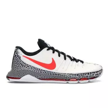 Мужские кроссовки Nike KD 8 Christmas White Black-Bright-Crimson 822948-106