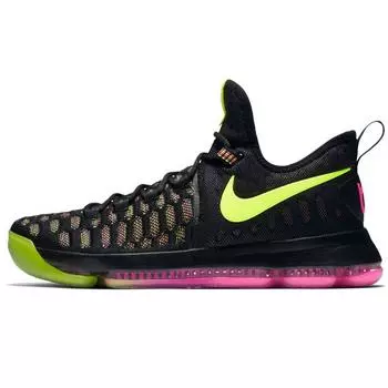 Мужские кроссовки Nike KD 9 Unlimited черные многоцветные 843392-999
