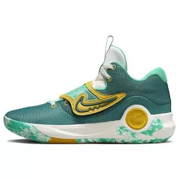 Мужские кроссовки Nike KD Trey 5 X Clear Jade Sulphur Teal Sail Vivid-Sulphur DD9538-300 45.5