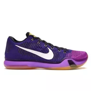 Мужские кроссовки Nike Kobe 10 Elite Draft Pick Purple Court-Purple White-Vivid-Purple-Cave-Purple-Hyper-Orange 747212-515