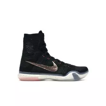 Мужские кроссовки Nike Kobe 10 Elite Rose Gold Black White Hot-Lava 718763-091