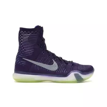 Мужские кроссовки Nike Kobe 10 Elite Team Purple INK PERSIAN-VIOLET-VOLT-REFLECT-SILVER 718763-505