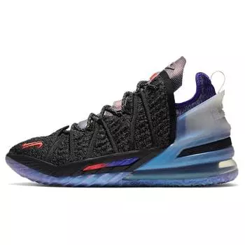 Мужские кроссовки Nike Kylian Mbapp x LeBron 18 NRG The Chosen 2 Black Fierce-Purple Metallic-Silver DB8148-001 41