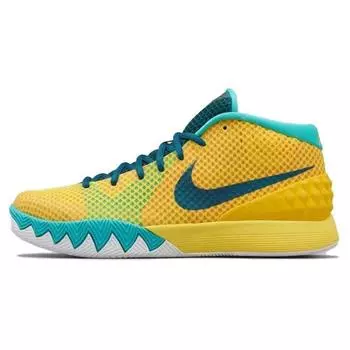 Мужские кроссовки Nike Kyrie 1 Letterman Yellow Tour-Yellow Teal-University-Gold-Light-Retro 705277-737