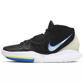 Мужские кроссовки Nike Kyrie 6 Shutter Shades Black White Soar BQ4630-004