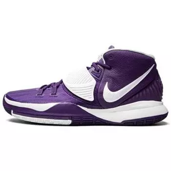 Мужские кроссовки Nike Kyrie 6 Team New Orchid фиолетово-белые CW4142-501