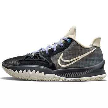 Мужские кроссовки Nike Kyrie Low 4 Black Rattan Dark-Smoke-Grey Cyber-Teal CW3985-003 43