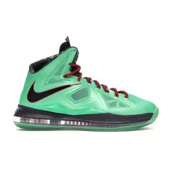 Мужские кроссовки Nike LeBron 10 Cutting Jade Бирюзовые Trmln Blk-Unvrsty-Rd-Fbrglss 541100-303