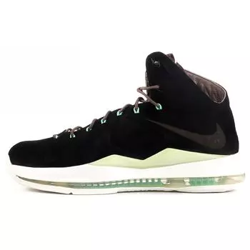Мужские кроссовки Nike LeBron 10 EXT QS Black Suede Black-Dk-Fld-Brown-Trmln 607078-001