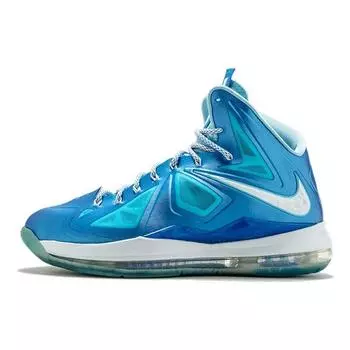 Мужские кроссовки Nike LeBron 10+ Sport Pack Blue Diamond Photo-Blue Windchill-Tide-Pool-Blue 542244-400