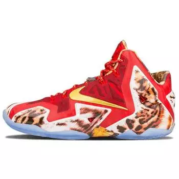 Мужские кроссовки Nike LeBron 11 2K14 разноцветные мульти 650884-674